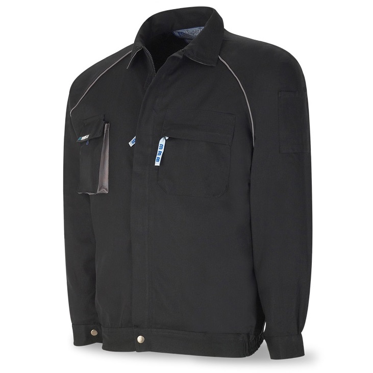 Chaqueta algodón de 270g negro 488-CN SupTop - Referencia 488CSUPTOPNE